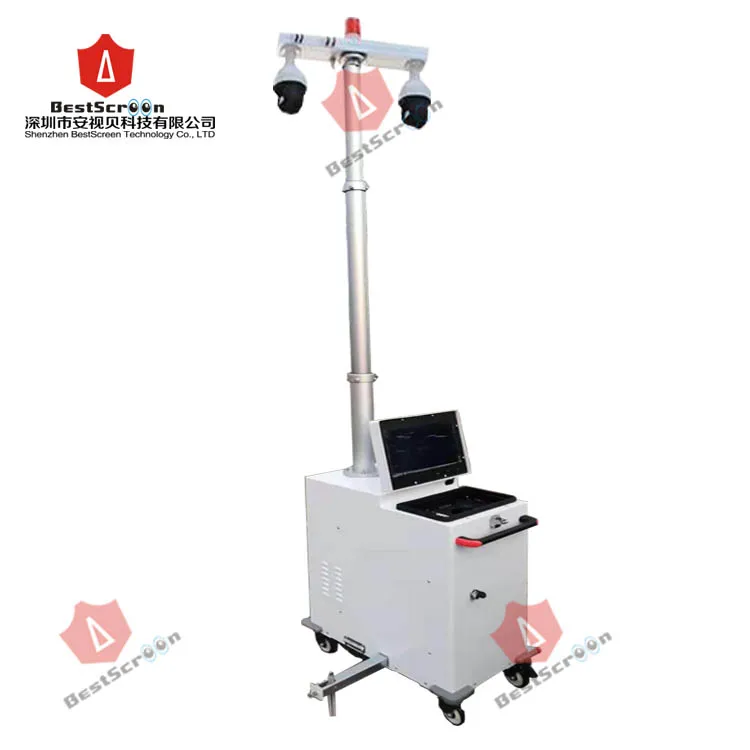 Ultimate Review: Outdoor Mobile Sentry Security Surveillance Trailer with Solar-Powered CCTV for Construction Sites